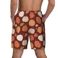 thumbnail image 2 of Lsque Mens Swim Trunks Happy Thanksgiving Day Pattern - Bathing Suit Compression Liner - Beach Swim Shorts Swimwear - (S-3XL) - Stretch Quick Dry -, 2 of 9
