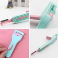 thumbnail image 2 of 2PCS Eyelash Curler Portable 3 in 1 Lash Curler with Comb Brush & 2 Refill Pads, 2 of 8
