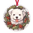 thumbnail image 2 of Christmas Decorations For Dogs And Cats Pet Decorations Gifts For Dog Lovers Christmas Tree Ornaments Circular Ornaments Christmas Gifts For Dog And Cat Lovers, 2 of 7