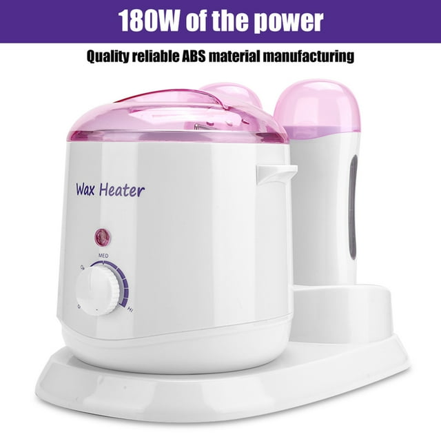 Chauffe-cire en Pot, Machine 3 en 1 pour Enlever les Poils du Corps Indolores, Chauffe-Cire Réglable 800 ml, Machine Électrique pour Enlever la Cire