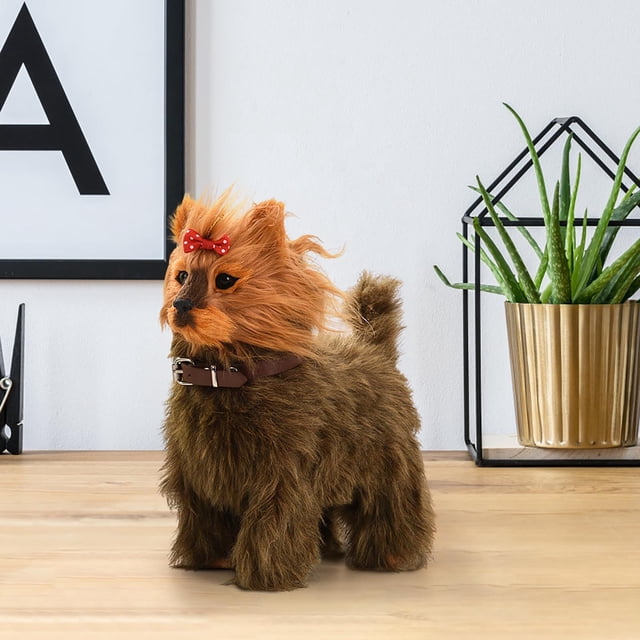 Jouet Interactif pour Chien Simulé Qui Marche Aboie Remue la Queue avec Musique