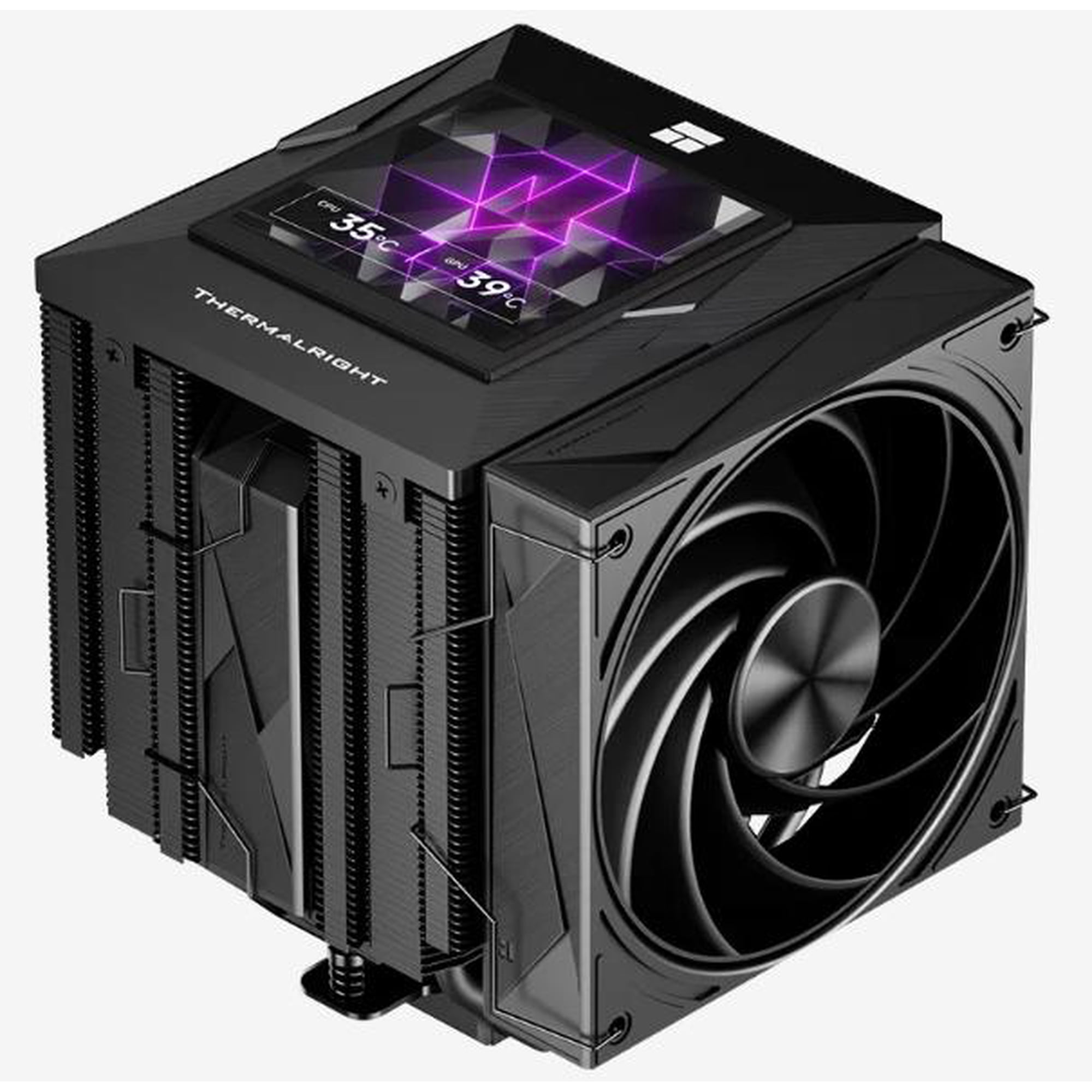 Thermalright TR-RP130 Digital White CPU Cooler Dual Tower Dual Fan 6 Heatpipes High Performance Cooling Fan