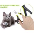 thumbnail image 4 of Cortauñas profesional para gatos, cortauñas para cachorros, conejos, pájaros, animales pequeños, tijeras para uñas curvadas de acero inoxidable, cortauñas portátiles, accesorio para gatos y conejos, 4 of 5