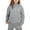 Grey, variant on CAIXIA Girls Outfits Size 10-12 Girls Casual 2 Piece Outfit Set Cozy Hooded Pullover And Joggers Printed Tracksuit For Toddler Kids Winter Wear,Grey