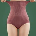 thumbnail image 7 of Tummy Control Shapewear Briefs For Women, Slimming High Waisted Seamless Panties, Stretchy Lifting Body Shaper Girdle Underwear, 7 of 7