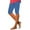 Dark Blue #807, variant on Bovemsi Yoga Pants For Women Capri Leggings Knee Length Summer Cropped Casual Solid Comfy Capris Capri Leggings,L
