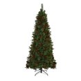 thumbnail image 3 of Nearly Natural T1676 7.5 ft. Norway Mixed Pine Artificial Christmas Tree with 450 Clear LED Lights, Pine Cones & Berries, 3 of 7