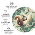 thumbnail image 3 of Fuzoiu Forest squirrel surreal Print Leather Coasters Set,Drink Coasters Set of 4,for Tabletop Protection, Durable PVC Coasters,Home Décor and Housewarming Gift-Round Shape, 3 of 6