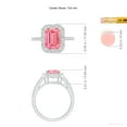 thumbnail image 5 of ANGARA IGI Certified Lab Grown 1.17 Ct Pink Diamond Halo Ring in 925 Silver for Women (Size-7x5mm| Clarity-VS) | April Birthstone, Anniversary, Jewelry Gift for Women | Lab Grown Pink Diamond Ring, 5 of 7