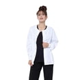 thumbnail image 2 of Women's Snap Jacket Warm Up Uniform Scrub, 2 of 6