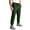 CBV89-Dark Green, variant on Lumtrix Joggers For Men Stretch Work Pants Track Yoga Golf Quick Dry Sweat Zipper Pocket Lounge Sweatpants Jogging Blue 3XL