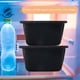 thumbnail image 5 of Molde para Cubitos Hielo para Baño Hielo Silicona Azul + Tapa. el Molde para Cubitos Hielo Reutilizable Puede Hacer Molde para Caja Hielo para Cubitos Hielo Extra Grande 4 Libras, 5 of 8