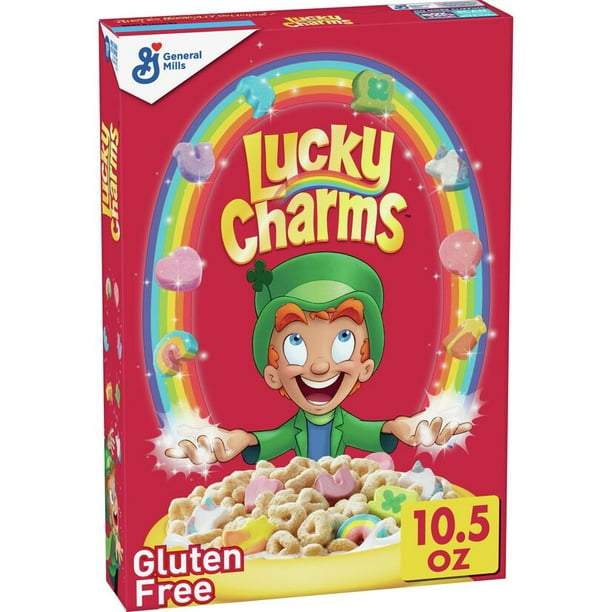 Lucky Charms, Gluten Free Breakfast Cereal, 10.5 oz