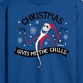 thumbnail image 3 of The Nightmare Before Christmas - Christmas Chills - Men's Long Sleeve T-Shirt, 3 of 5