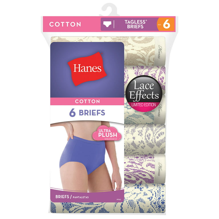 Hanes Women`s No Ride Up Cotton Hipster Panties, 9, Assorted 