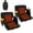 2 Pack, variant on Slsy Double Heated Stadium Seat Bleacher Seat with Back & Arm Support, Portable 6 Reclinng Positions Stadium Seating for Bleachers, Bleacher Seats for Sports Events, Outing, Travelling, Hiking