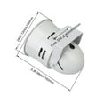 thumbnail image 5 of BQLZR AC110V MS-290 Plastic Mini Motor Siren Sound Alarm Industrial Accessory, 5 of 5