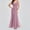 Pink, variant on Fesfesfes Evening Gowns for Women Slim Fit Formal Sequins Long Dress Casual Mesh Patchwork V Neck Sleeveless Dress Elegant Bodycon Party Dress