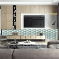 thumbnail image 6 of 4Pcs 3D Peel and Stick Wall Tiles, 3D Crystal Tile Stickers Waterproof Self Adhesive Wallpaper, DIY Removable Backsplash for Kitchen Bathroom Wall Decor, 12x12 Inches, 6 of 8