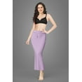 thumbnail image 4 of Trendmalls Lycra Spendex Saree Shapewear Petticoat for Women-P01-Pale Purple, 4 of 6
