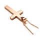 thumbnail image 3 of Clásico Hombres Mujer Acero Inoxidable Crucifijo Cruz Colgante Religioso Collares Xtellar bronce, 3 of 4