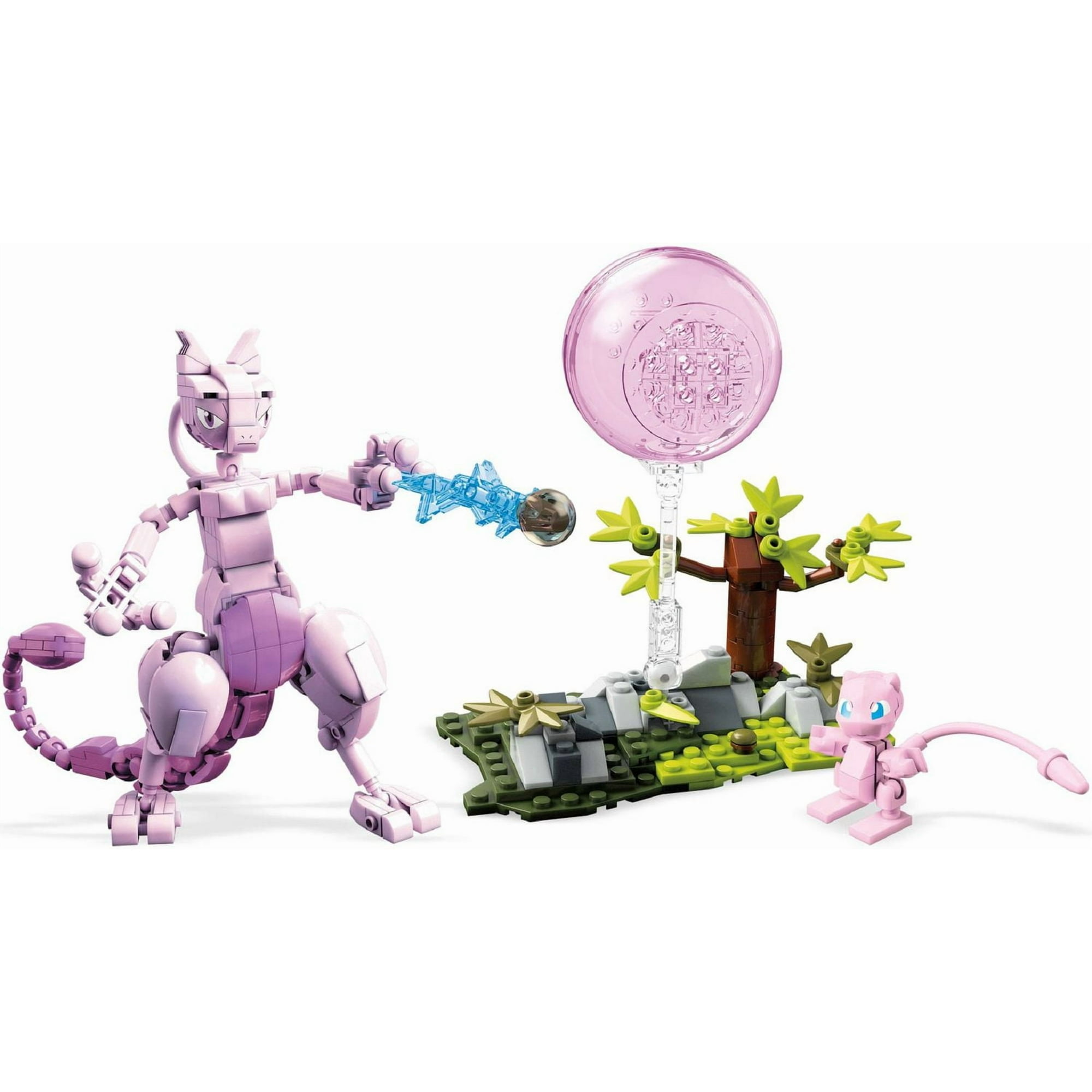 Mega Construx Pokemon Mew Mewtwo Clash Construction Set- 341 Pieces