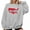 Grey, variant on KHONTS Women's Freedom Sweatshirts Map Printed Round Neck Pullovers Sweatshirts Long Sleeve Causal Fashion Tee Yellow XL