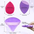 thumbnail image 2 of 6+6 Professional Makeup Sponge Set,2.76 inch Portable Soft Sponge Setting Face Puffs,Multicolor Makeup Blending Sponge Cosmetic Applicator for Loose Powder,Liquid,Facial Makeup Tools（Pink), 2 of 8
