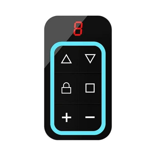 8-in-1 Multi-Frequency Remote Controller, Universal Long-Range Gate & Garage Door Opener, Portable Wireless Transmitter with Smart Chip Technology