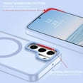 thumbnail image 6 of for Samsung Galaxy S22 Case, Galaxy S22 Magnetic Case [Compatible with MagSafe] Translucent Matte Slim Shockproof Women Men Protective Case Cover for Samsung Galaxy S22 6.1", Light Blue, 6 of 18