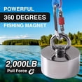 thumbnail image 2 of Imán de pesca Platinum Online Products, 907 kg, neodimio N52, 2 of 6