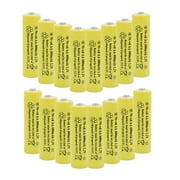 16 Pack Ni-Cd AA 600mAh 1.2 Volts AA Rechargeable Batteries for Garden Lights Remotes Mice Cell