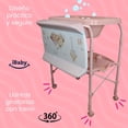 thumbnail image 4 of Bañera Para Bebé Plegable Con Cambiador Ibaby - D Aqua Rosa D´aqua, 4 of 9