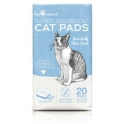 20ct Peritas Scented Cat Pads | Generic Refills for Tidy Cats Breeze Cat Litter Box Pads System | Cat Pee Pads 16.9" x 11.4''