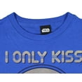 thumbnail image 3 of Star Wars Han Solo And Leia I Only Kiss Rebels Juniors T-Shirt, 3 of 5