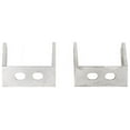 thumbnail image 2 of Kentrol 30508 Polished Silver Rear Bumper Brackets Pair 45-86 CJ, 2 of 5