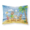 thumbnail image 1 of Carolines Treasures APH0373PILLOWCASE Bears Playing Volleyball Fabric Standard Pillowcase, 1 of 2