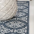 thumbnail image 3 of JONATHAN Y TUSCAN SUN 2 x 8 Runner Rug, Amora Traditional Mediterranean Tile Design - Navy/Cream, TSN206A-28, 3 of 8