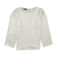thumbnail image 1 of Alfani Blouse chandail-Over Unie pour Femmes, Blanc Cassé, Grand, 1 of 1