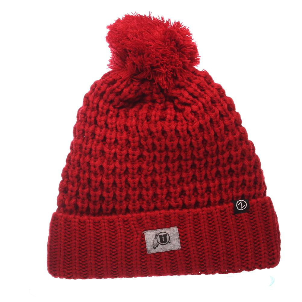 University of Utah Utes Beanie Hats for Women by Zephyr