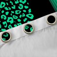 thumbnail image 4 of Homewish Cheetah Leopard Print Black Out Curtains, Chic Cartoon Polkadot Curtains Pack of 2 (42x63 Each), Black Green Stripes Ombre Bedroom Curtains, Blackout Curtains Home Decor, 4 of 6