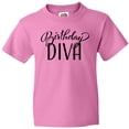 thumbnail image 3 of Inktastic Birthday Diva in Black Youth T-Shirt, 3 of 5