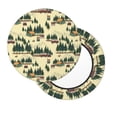 thumbnail image 2 of Disketp Camping Caravan 1 Funda Redonda para Taburete, Funda de Cojín para Silla de Bar Suave y Elástica-13 inch, 2 of 7