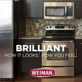 thumbnail image 6 of weiman stainless steel cleaner and polish - streak-free shine for refrigerators, dishwasher, sinks, range hoods and bbq grills - 22 fl. oz, 6 of 10