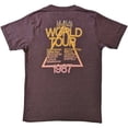 thumbnail image 2 of Def Leppard T-Shirt à Imprimé au Dos pour Adulte Hysteria World Tour, 2 of 3