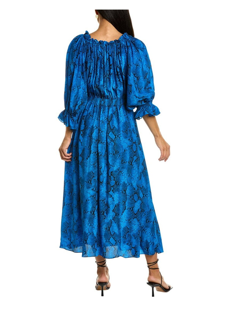 knee length dresses for ladies Tapestry Floral Cotton Midi Dress – Elie Tahari