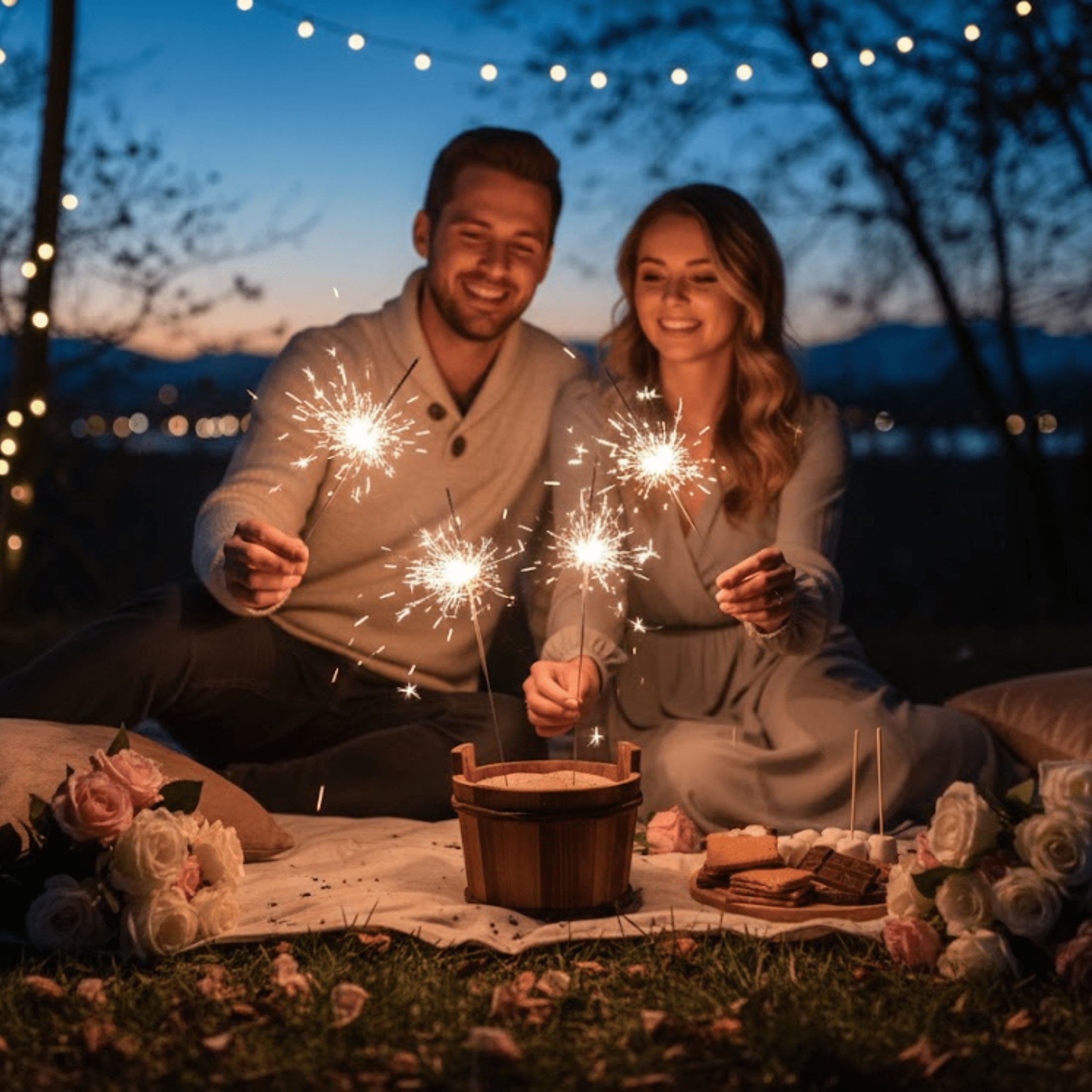 Heart Shaped Sparklers - 36 Pack