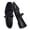 Black, variant on Cushionaire Weston Hand Woven Mary Jane Flats for Women | Dressy Faux Leather Flats with Braided Buckle | Casual Flatform Walking Shoes with Memory Foam Cushioning