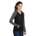 thumbnail image 4 of SPORT-TEK LADIES SPRT_WICK VRSTY FLC FULL-ZIP HOODED JKT F20, 4 of 6