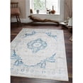 thumbnail image 1 of Rugsotic Carpets USM00069C0017A15 8 x 10 ft. Cross Weave Machine Woven Polyester Turkish Oriental Area Rug - Ivory, 1 of 1